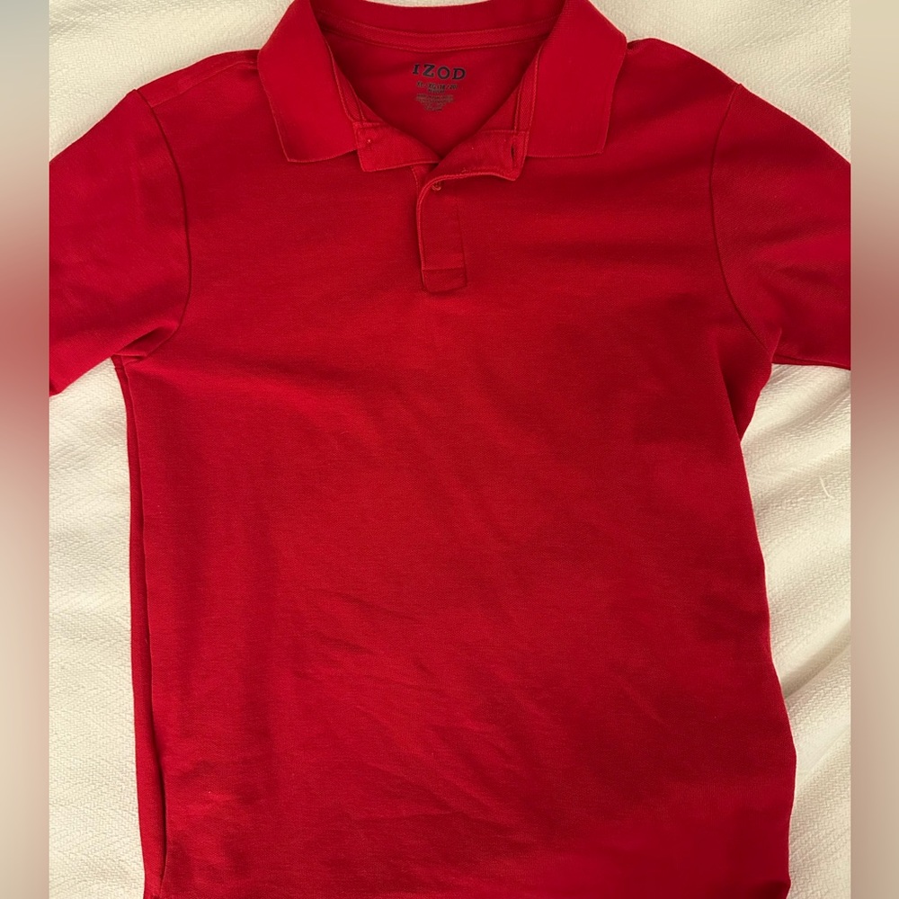 Izod Red Polo Shirt. Boy’s size XL